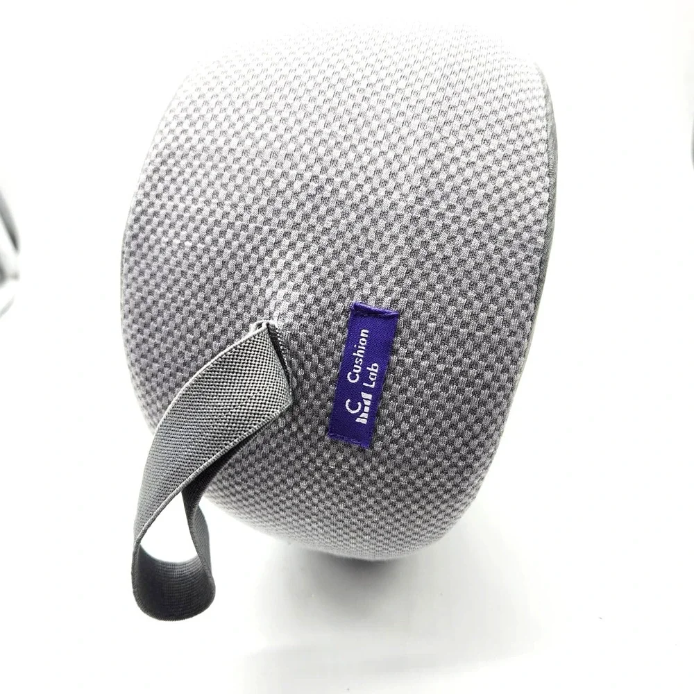 C CUSHION‎ LAB Ergonomic Travel Neck Pillow Gray Medium Airplane